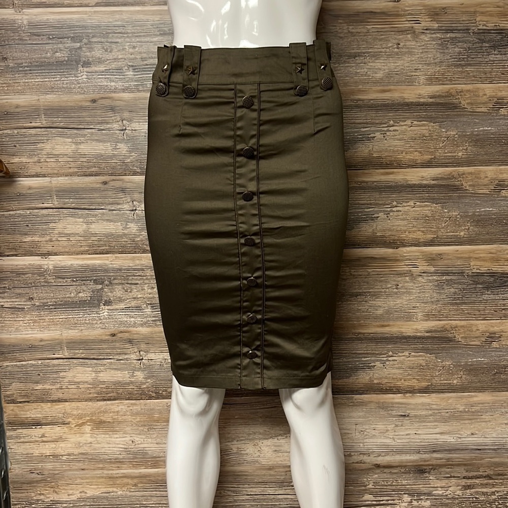 Living Dead Souls Army Pencil Skirt NWT G8